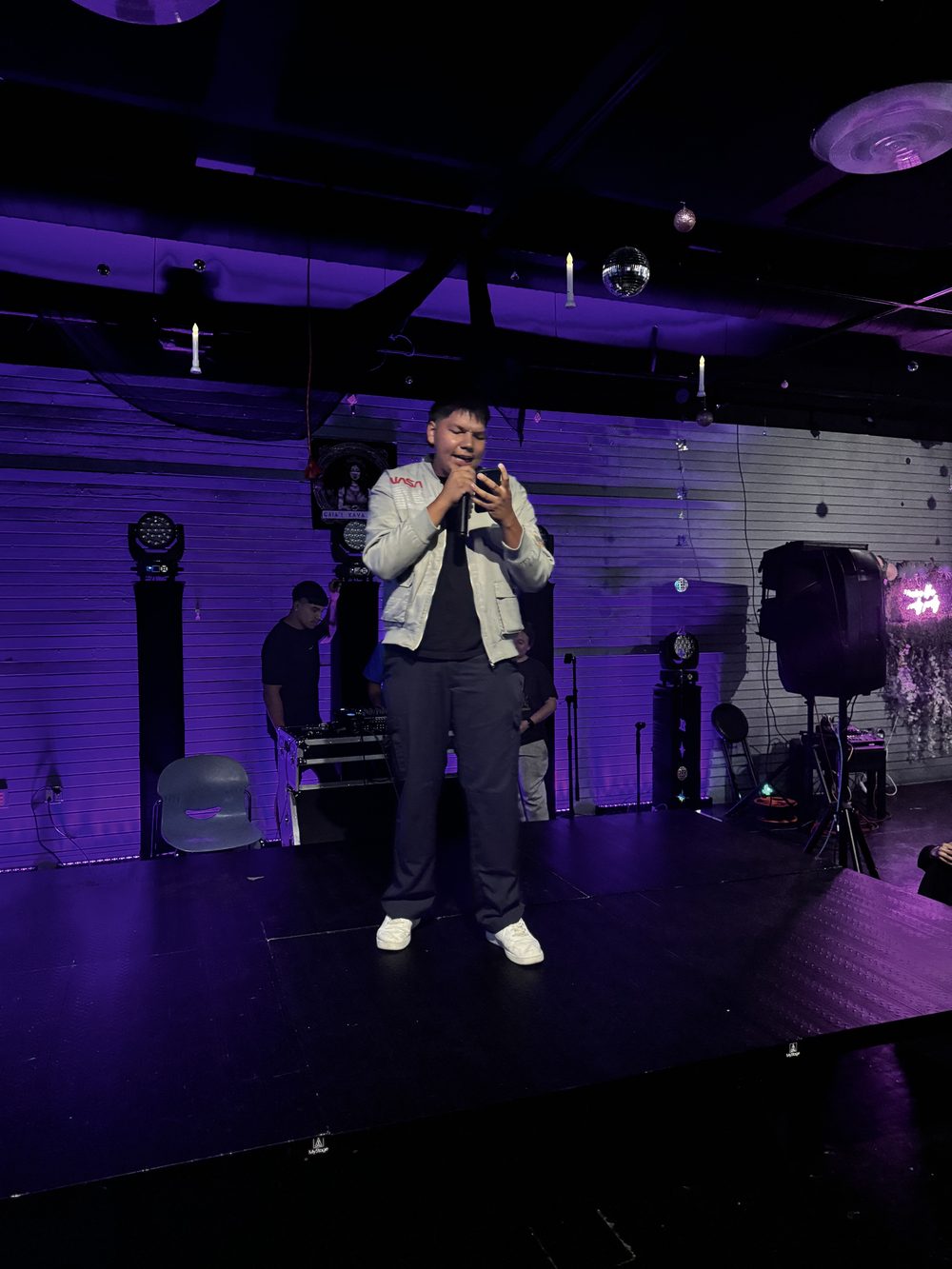 Open mic night at Gaia's