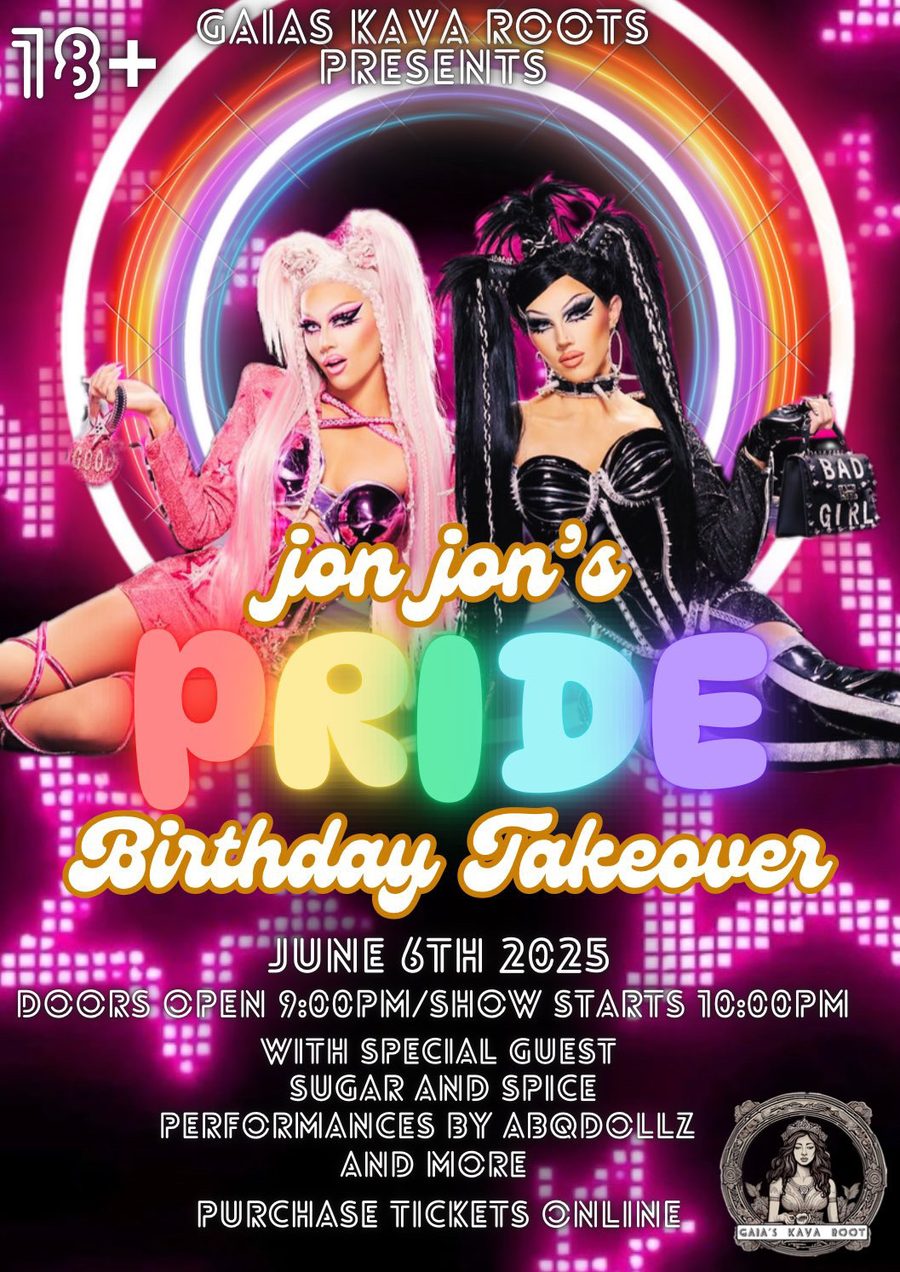 Pride Birthday Takeover at Gaia's